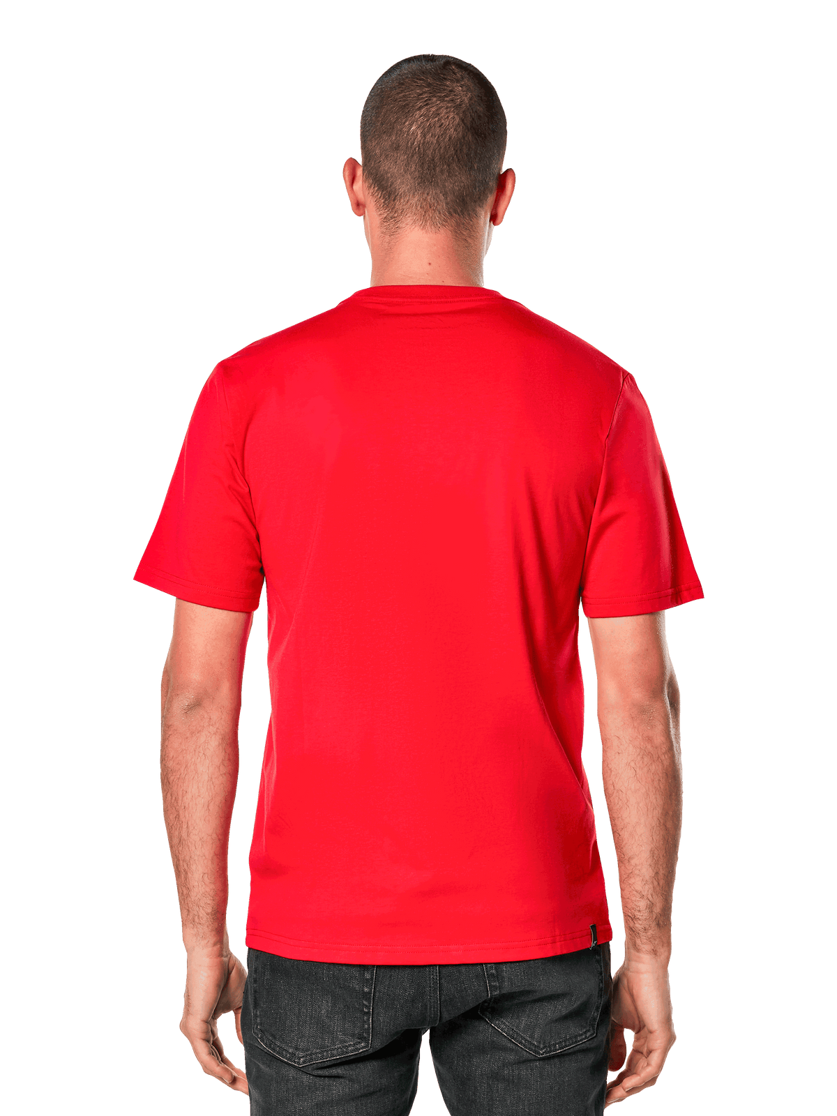 Alpinestars Ageless 2.0 CSF Tee, kortärmad t-shirt, vy bakifrån, röd, avslappnade motorsport-inspirerade sportkläder