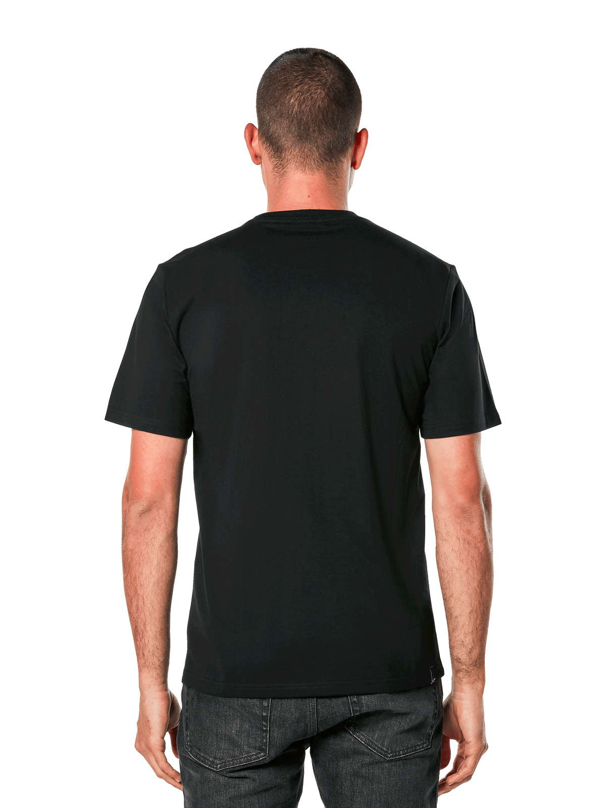 Alpinestars Cali 2.0 CSF Tee, Short Sleeve T-Shirt, Black, Rear view, Casual Motorsport Streetwear