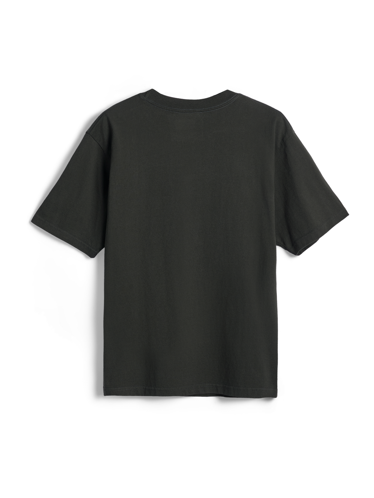 Alpinestars Essentials Ageless SS Tee, kortärmad t-shirt, Off Black, baksida, enkel design med plaggstenstvättad textur, avslappnad passform, vardaglig motorsportinspirerad streetwear