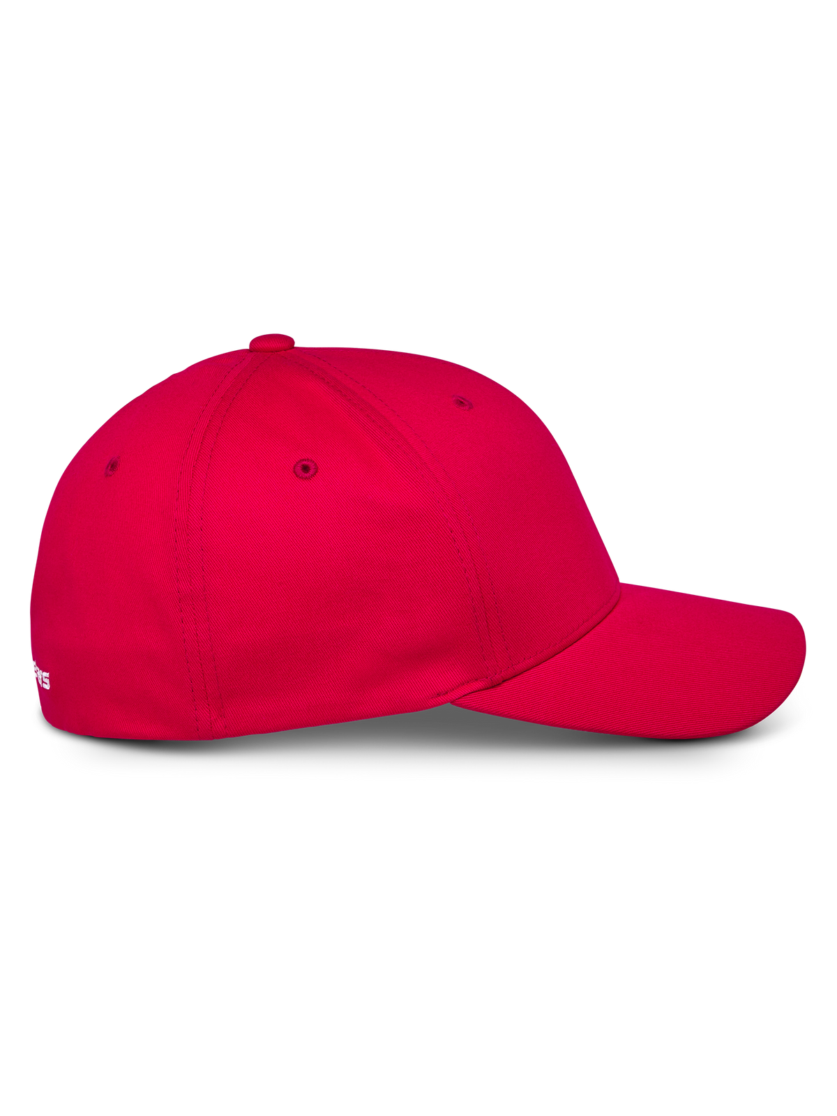 Alpinestars Corp Shift Multi Hat, röd baseballkeps, sidoprofil med böjd skärm och strukturerad krona, stretch-twilltyg, vardaglig motorsport-huvudbonad