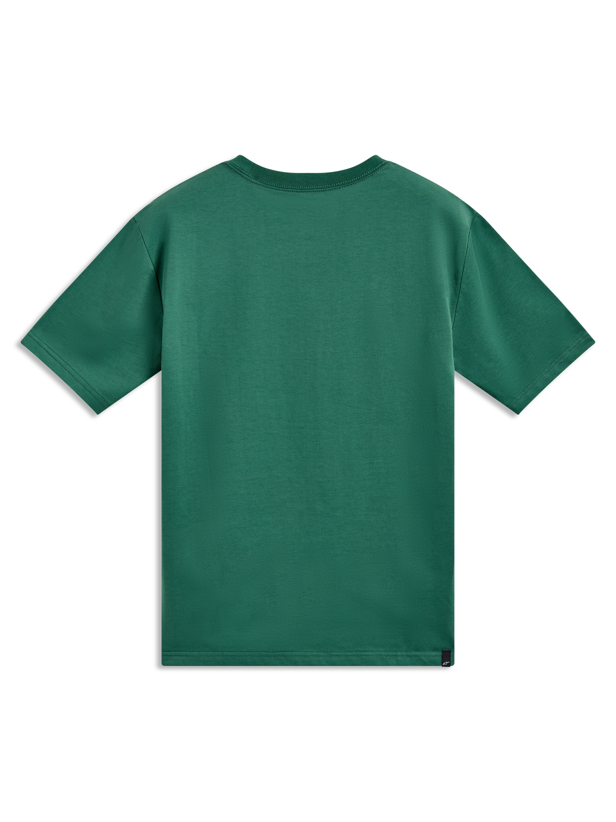 Alpinestars Singular CSF kortärmad t-shirt, grön sporttopp i mjuk textil, vy bakifrån, avslappnade sportkläder.