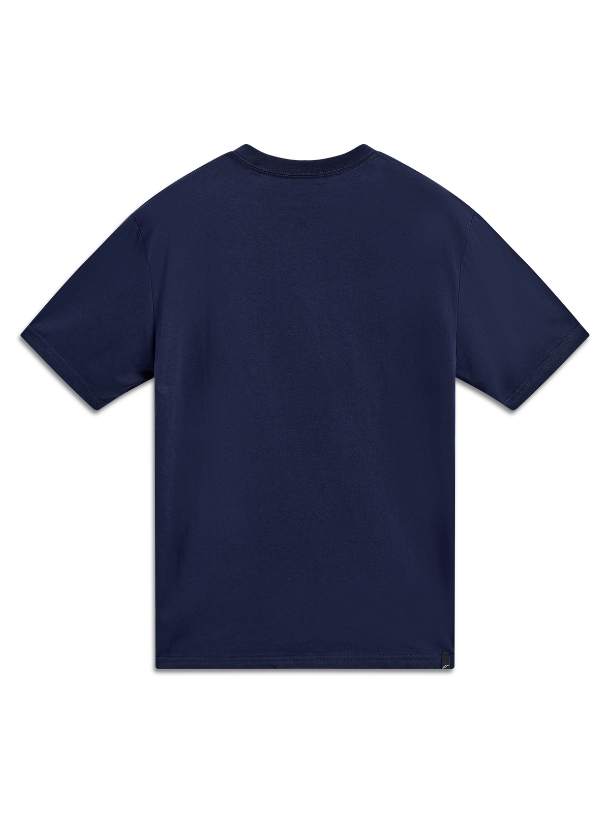 Alpinestars Cypress CSF Tee, kortärmad t-shirt, marinblå, vy bakifrån, bomulls- och polyesterblandning
