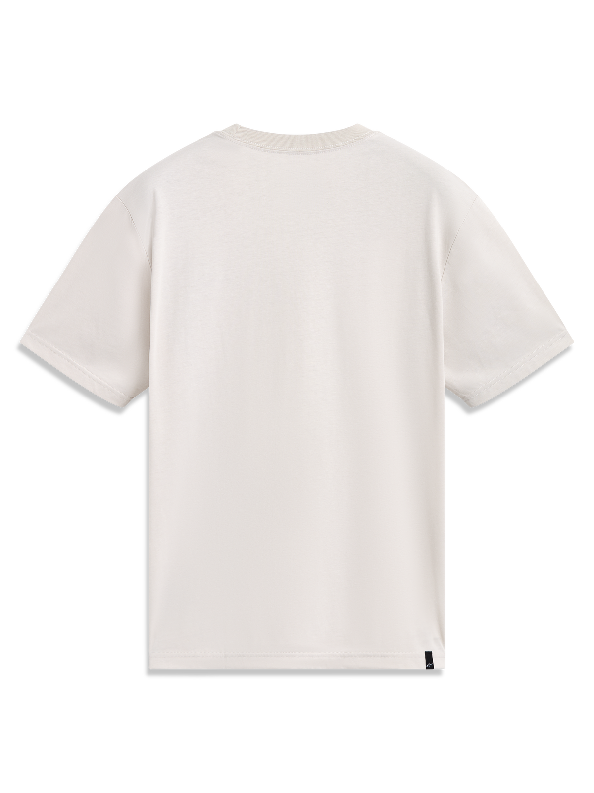 Alpinestars Elliptogrit CSF Tee, kortärmad t-shirt, sand, vy bakifrån av mjuk bomullsblandning, bekväm sportswear för vardagsbruk.