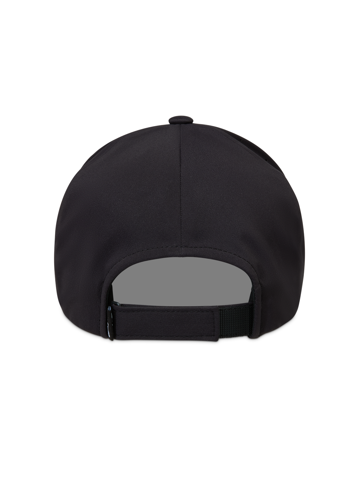 Alpinestars Algo Perf Adjustable hatt, svart sportkeps i tekniskt tyg, baksida med justerbar stängning