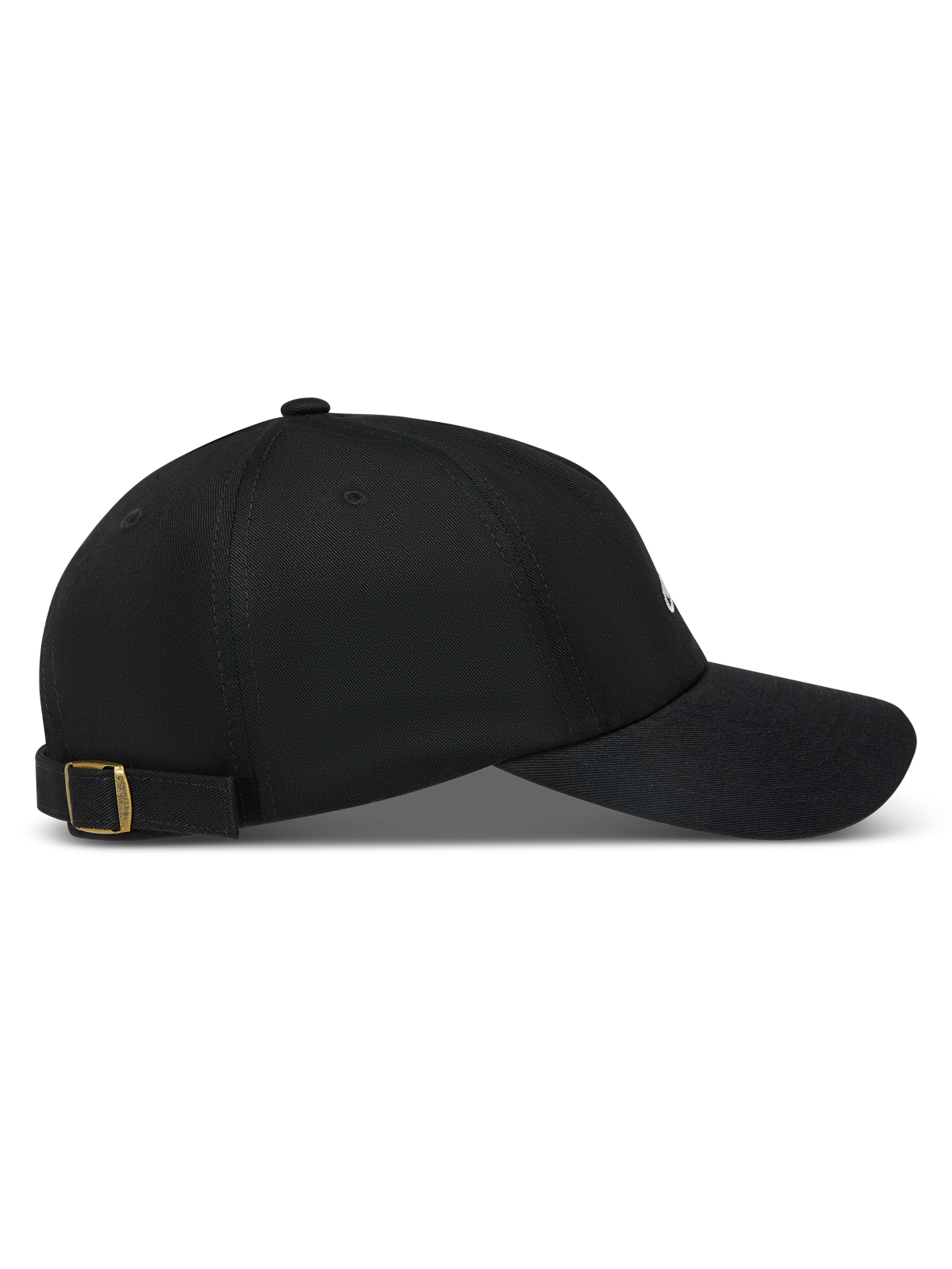 Alpinestars Dylan Dad Hatt, svart keps i twill med böjd skärm och justerbart mässingsspänne.