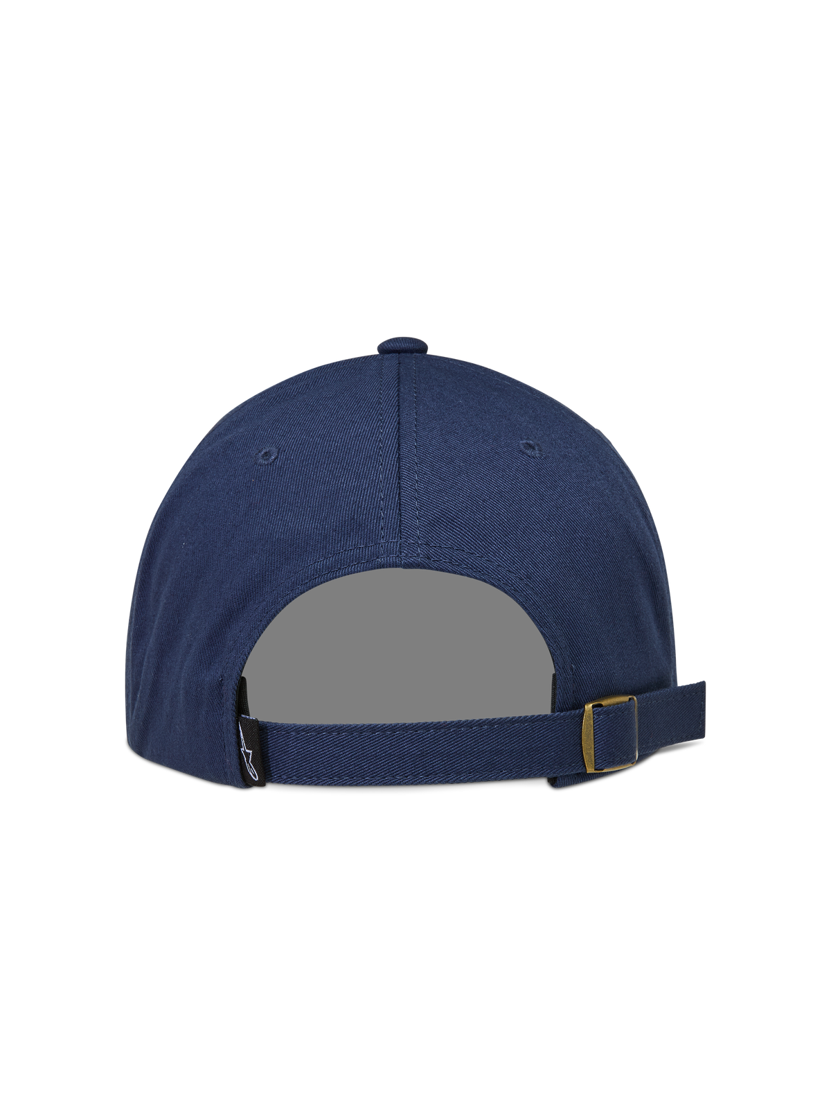 Alpinestars Dylan Dad hatt, marinblå baseballkeps i twill med ostrukturerad låg krona, baksida med justerbar rem och spänne.