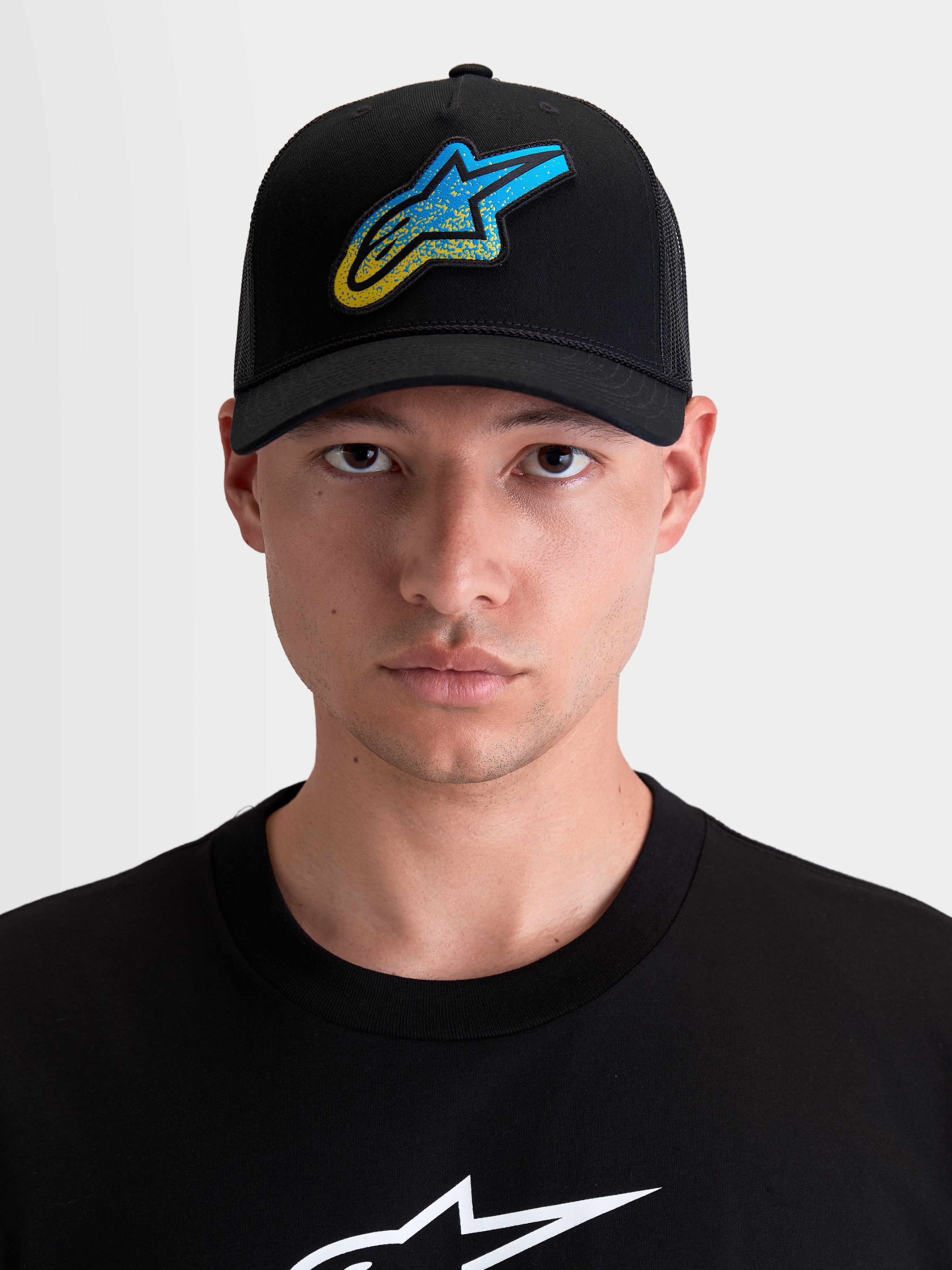 Meteorite Trucker - Black Sportswear Hat | Alpinestars®