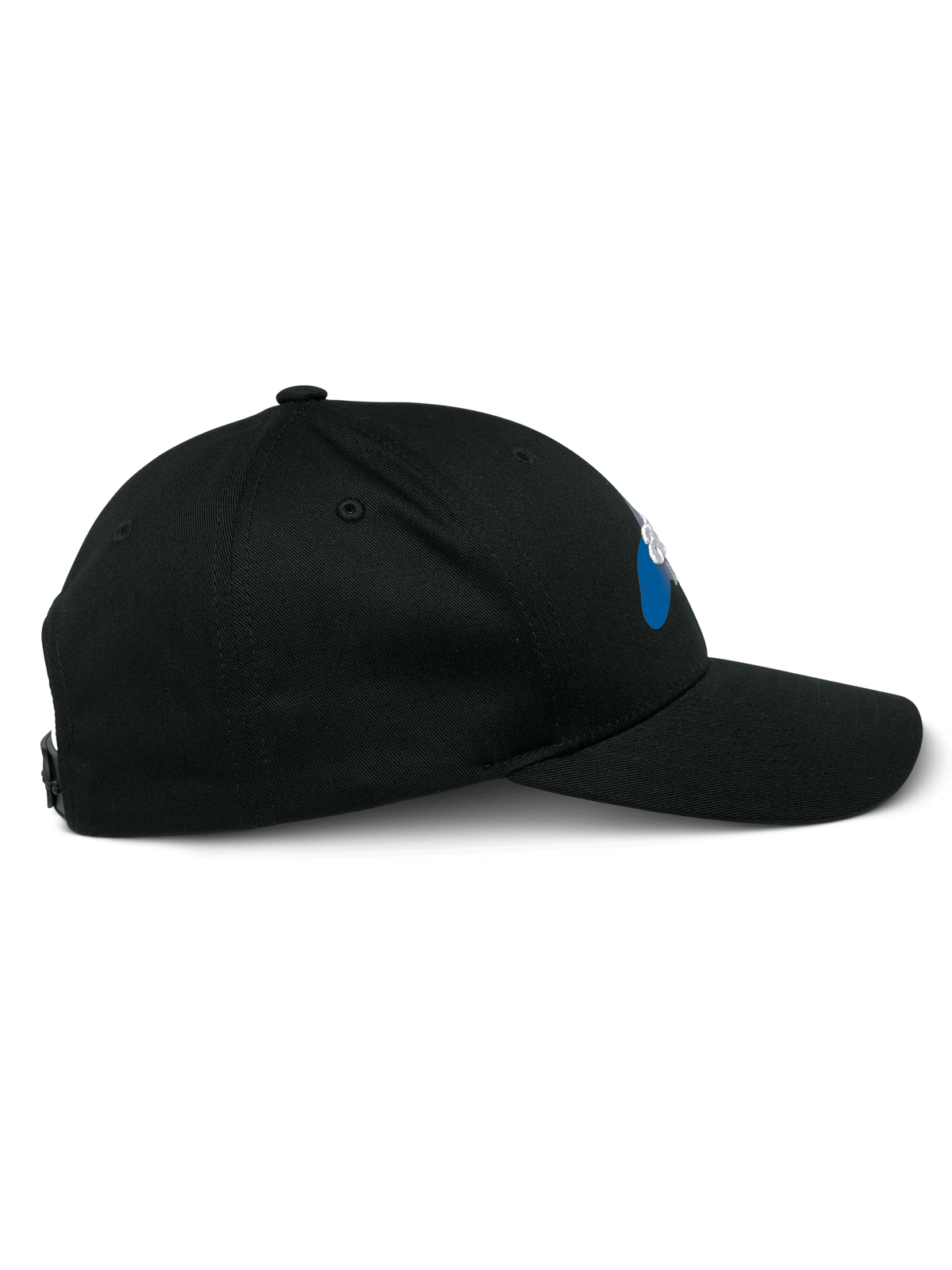 Alpinestars Profile keps, sidovy, svart, böjd skärm med strukturerad krona, snapback-knäppning, vardaglig motorsport-inspirerad huvudbonad
