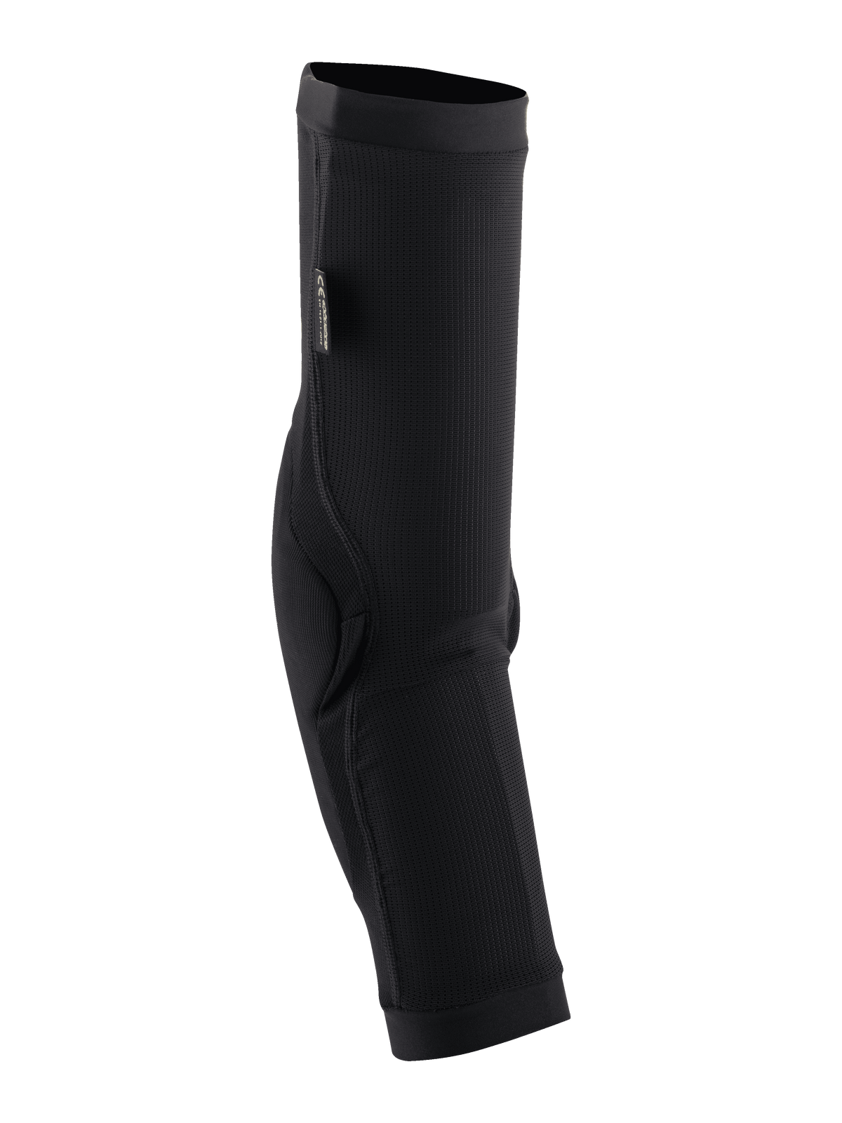 Alpinestars Paragon Plus armbågsskydd, svarta, slip-on-armbågsskydd för mountainbike med ventilerande mesh-ärm och förstärkt vaddering för skydd vid terrängkörning