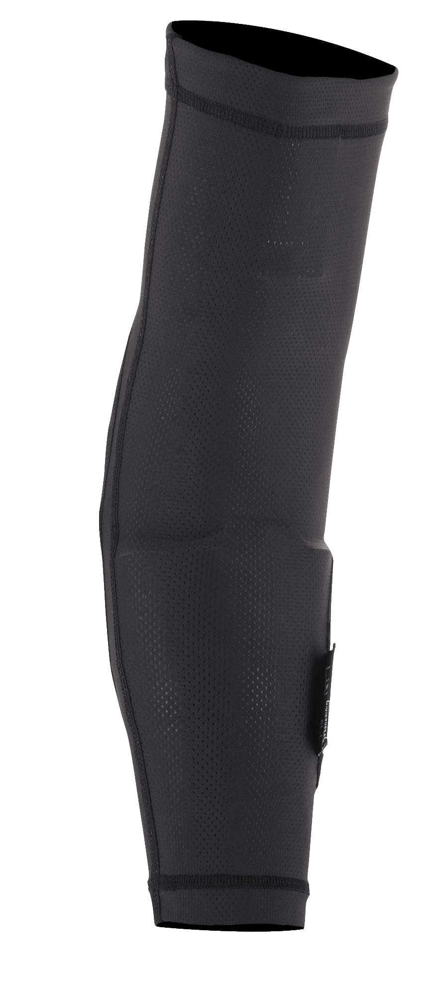 Alpinestars Paragon Lite Elbow Protector, Black, breathable stretch mesh sleeve, slip-on design with reinforced elbow padding, lightweight protection for mountain biking
