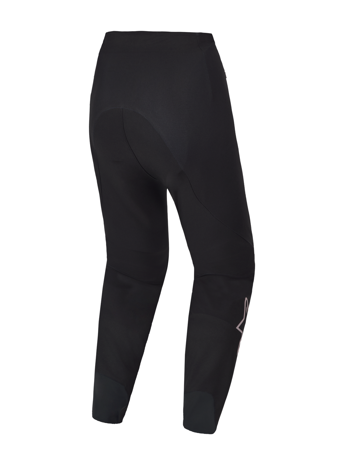 Svarta A-Supra Elite MTB-byxor bakifrån, med slitstark 4-vägsstretch och ergonomisk racingdesign för cykling.