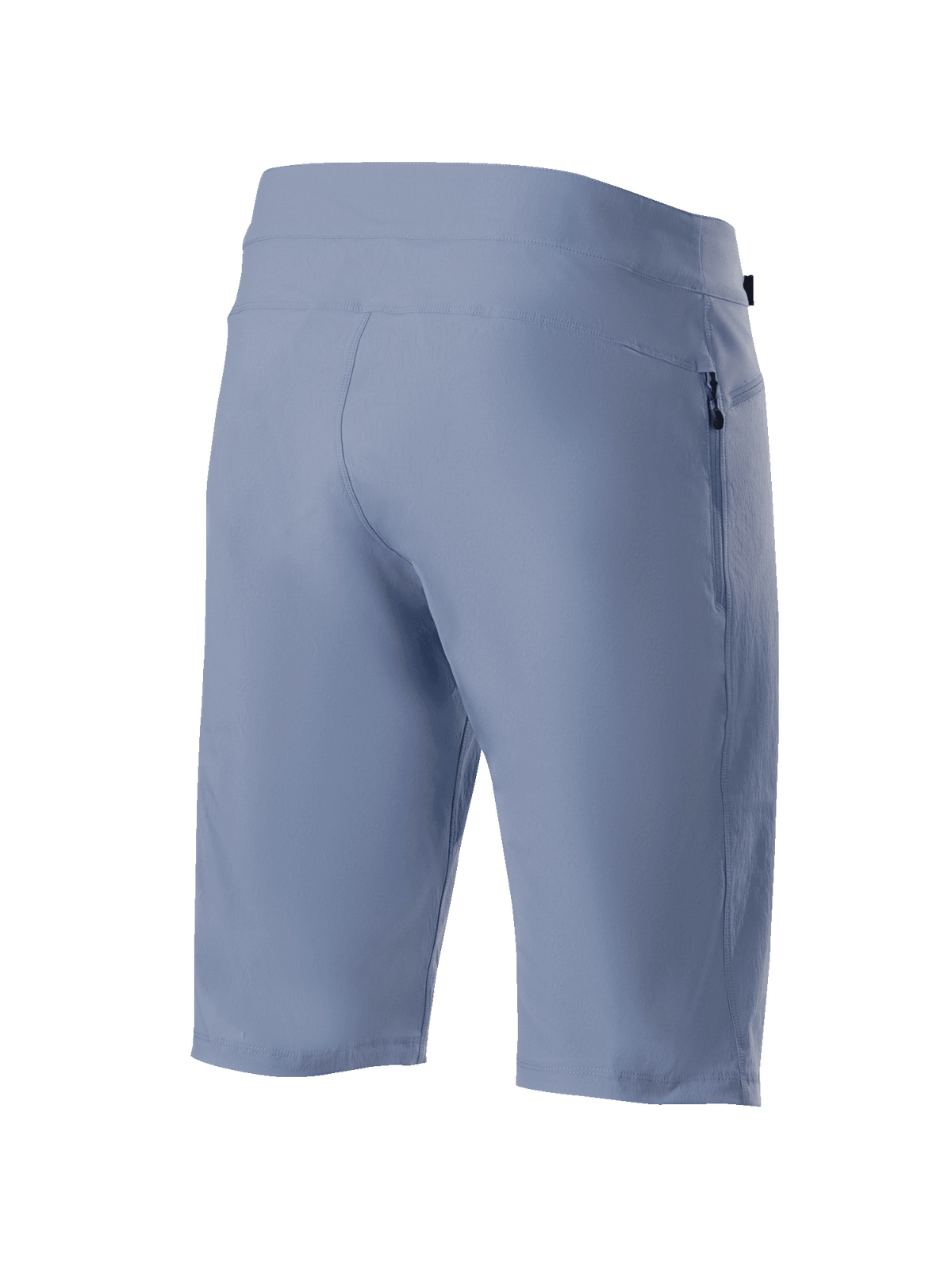 Alpinestars A-Dura Shorts, Infinity Blue, MTB-cykelshorts, baksida med dragkedjeförsedd ficka och tekniskt stretchtyg, slitstarka terrängkläder