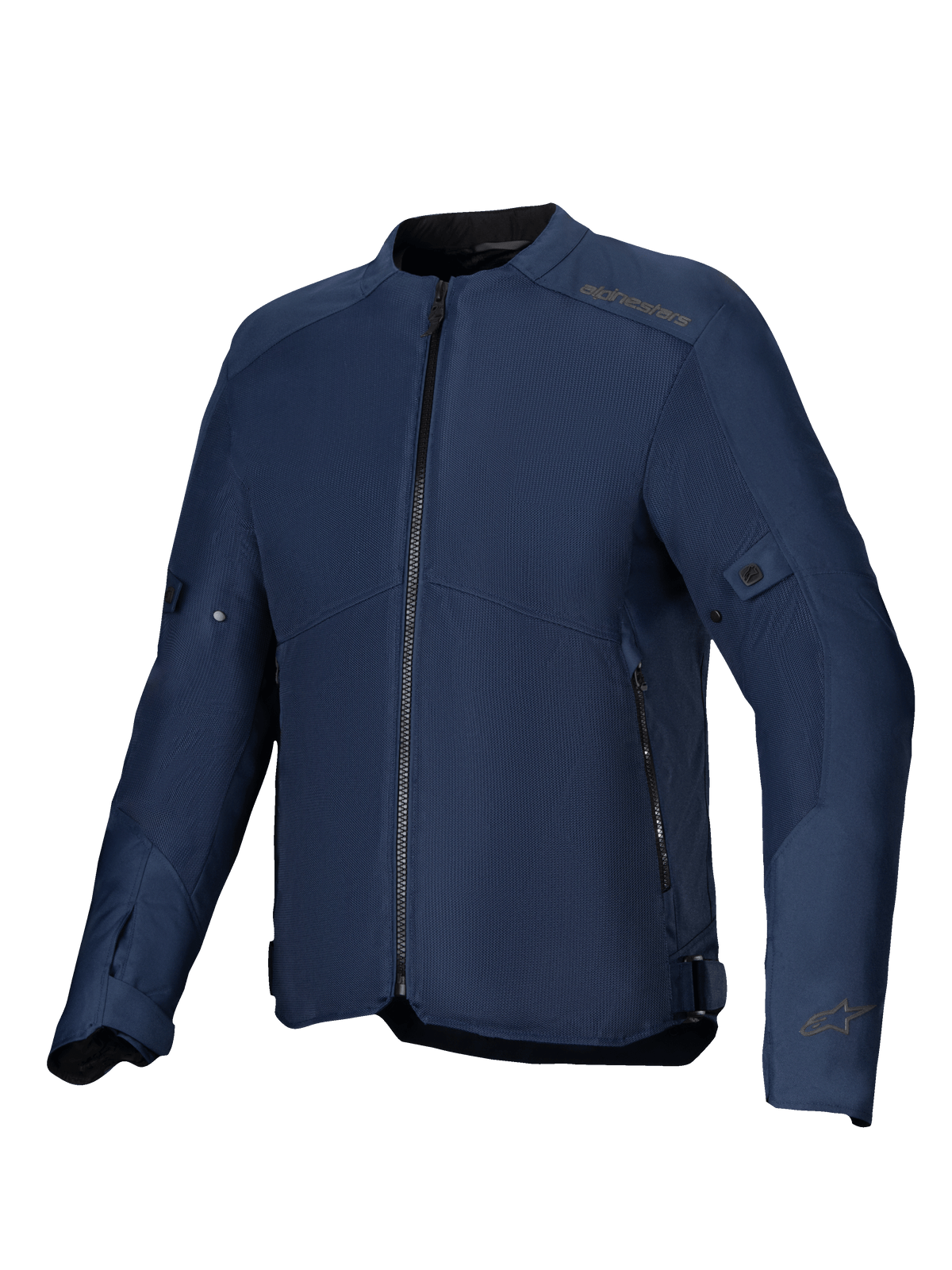 Alpinestars C-1 Air jacka, blå urban motorcykeljacka i textil med meshpaneler och CE-certifierat skydd för pendling.