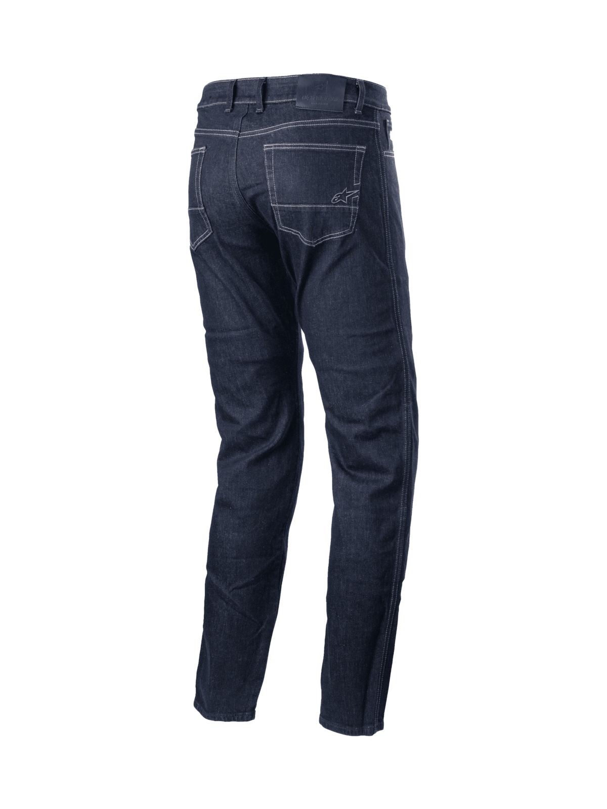 Alpinestars Sektor Standard Fit Jeans Byxor, urbana MC-jeans i svart stretchdenim, trippelsöm och aramidförstärkning för stadskörning.