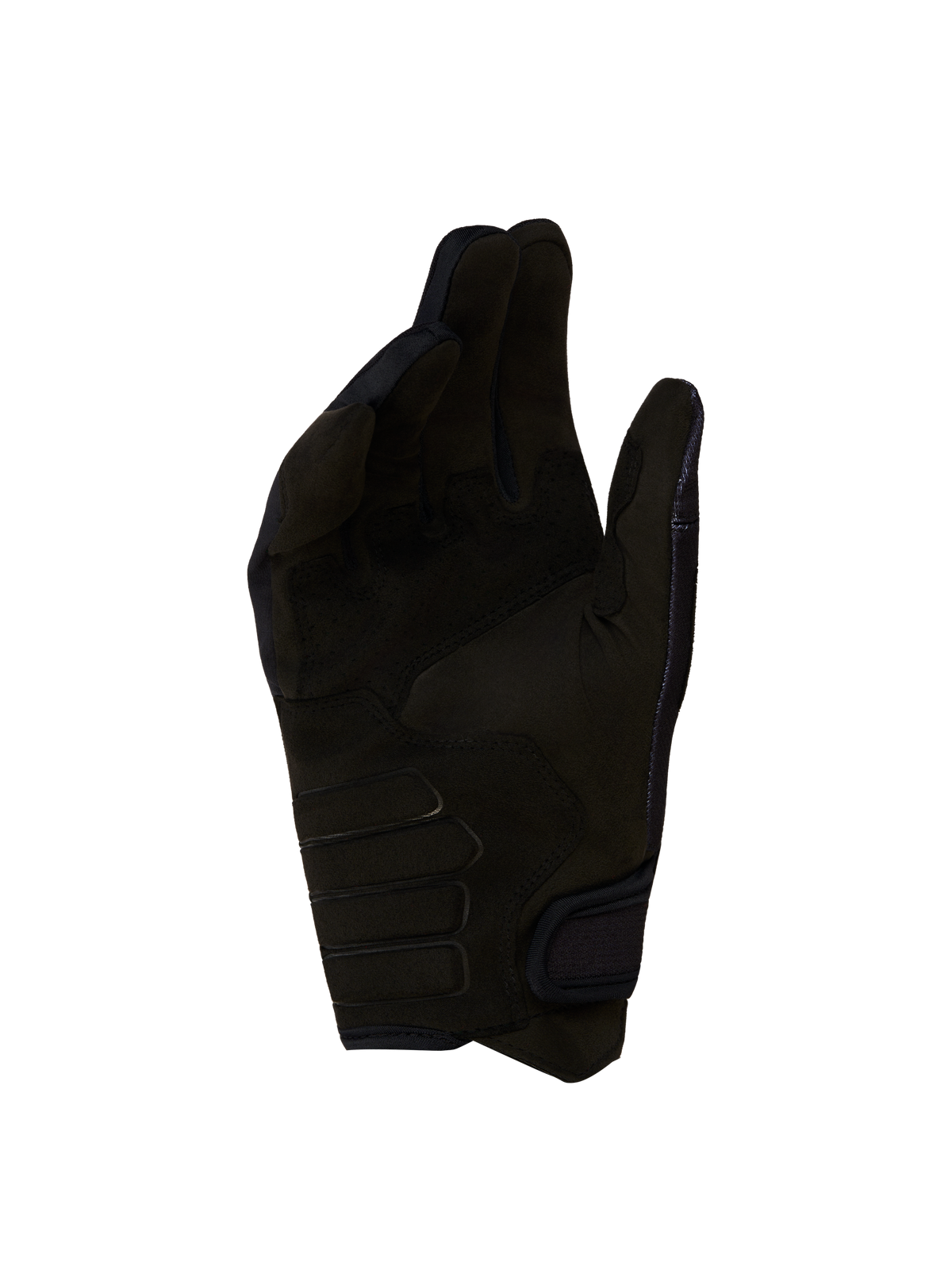 Alpinestars Techdura handskar, svarta motorcykelhandskar för motocross och enduro, handflata i syntetisk mocka, förstärkta zoner, CE-certifierat skydd