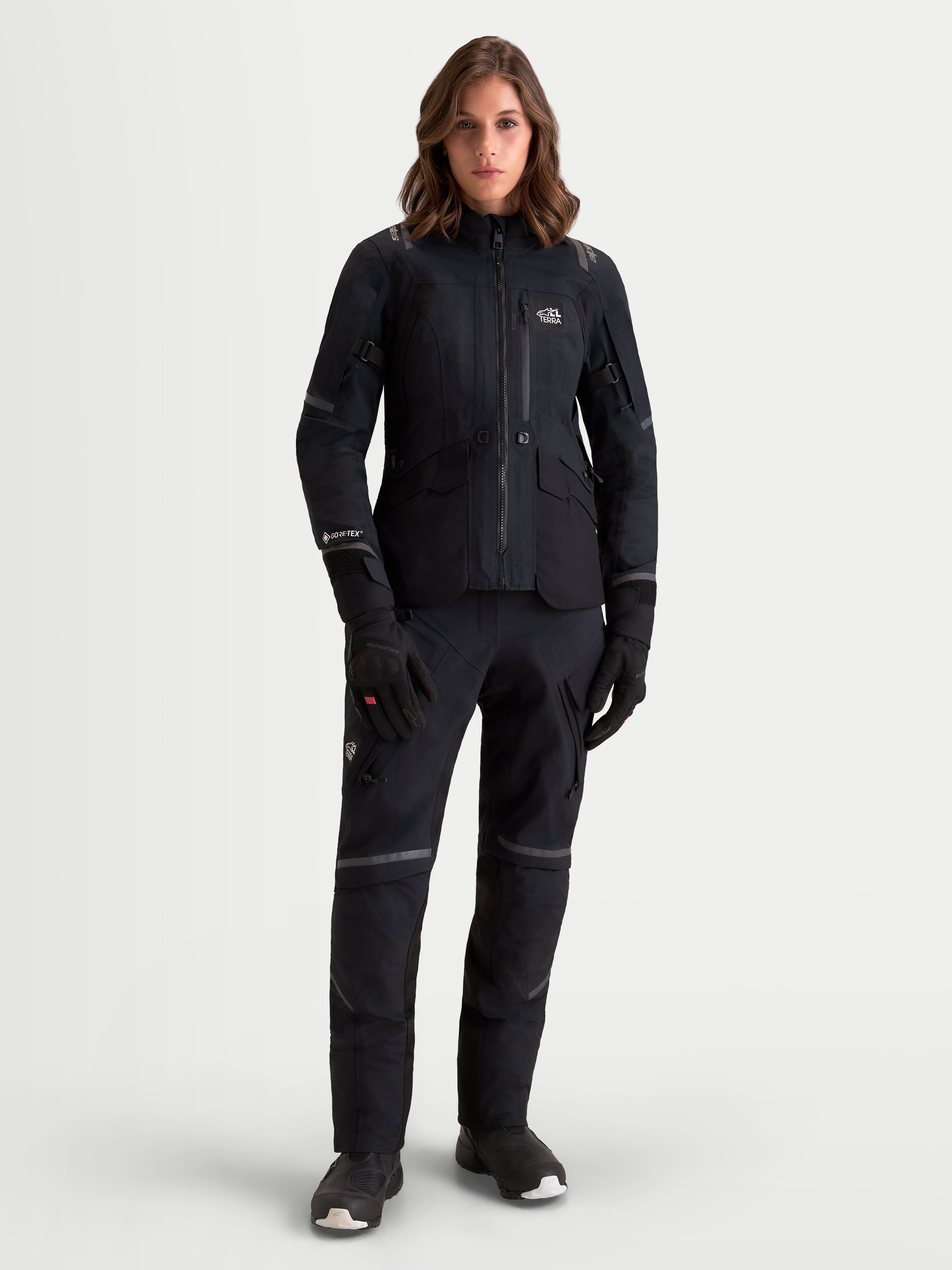 Stella ST-7 V2 GORE-TEX® Woman - Black Motorcycle Textile Jacket