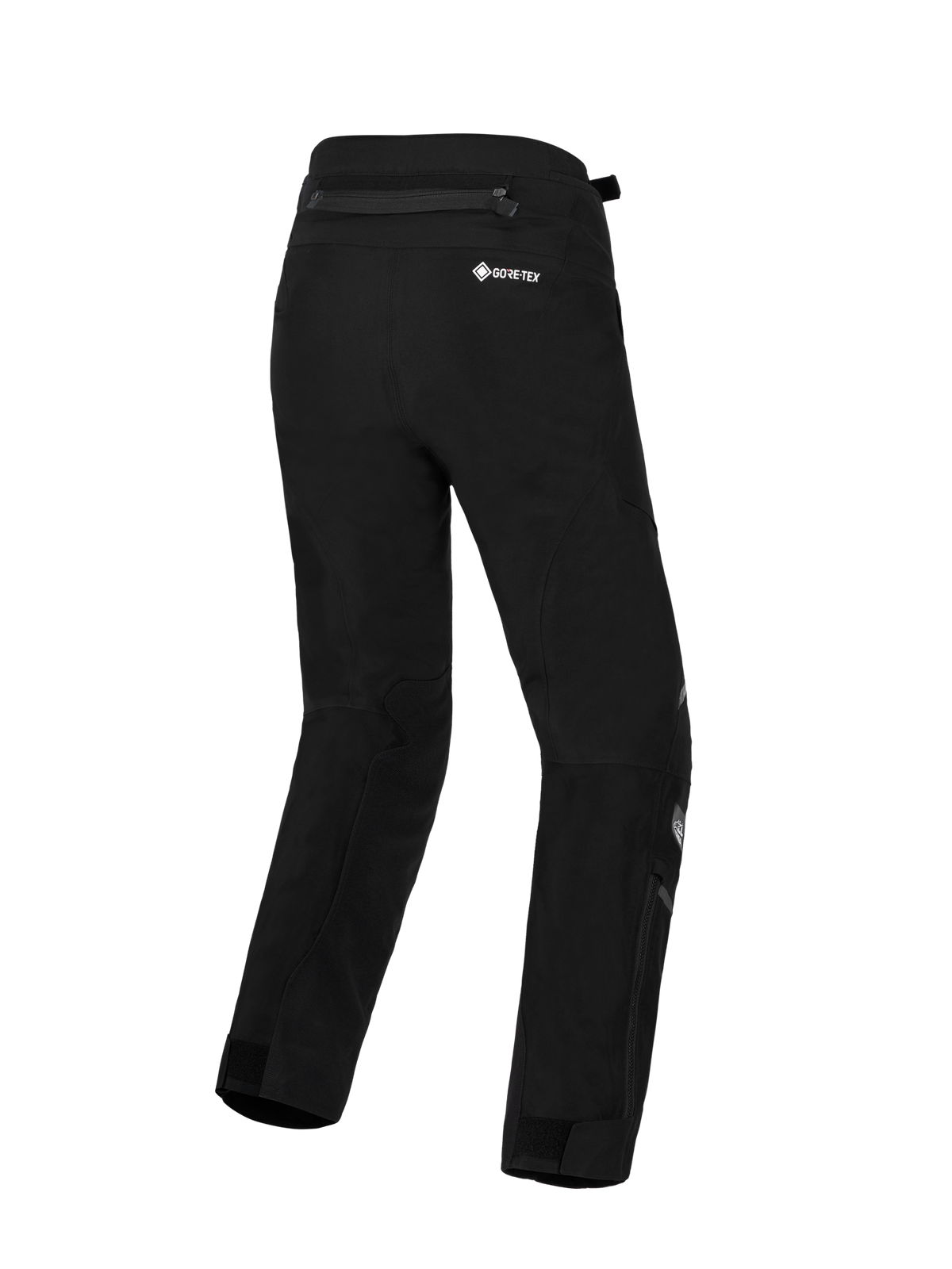 Alpinestars Stella ST-7 V2 2L Gore-Tex byxor, vattentäta dam touring-motorcykelbyxor i svart, bakifrån med synlig Gore-Tex-logotyp