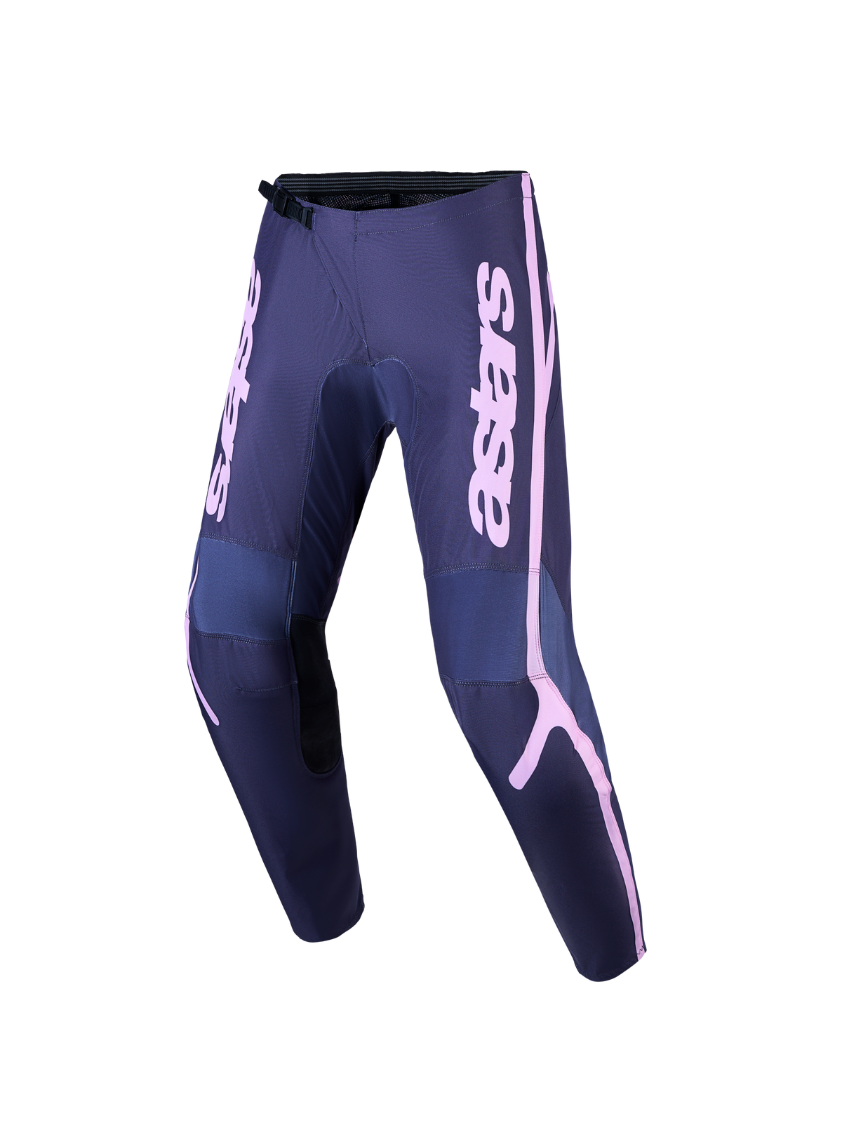 Alpinestars Stella Fluid Apex V2 byxor, dam-motocrossbyxor, gråa och rosa, förstärkt konstruktion för terrängkörning, ergonomisk passform