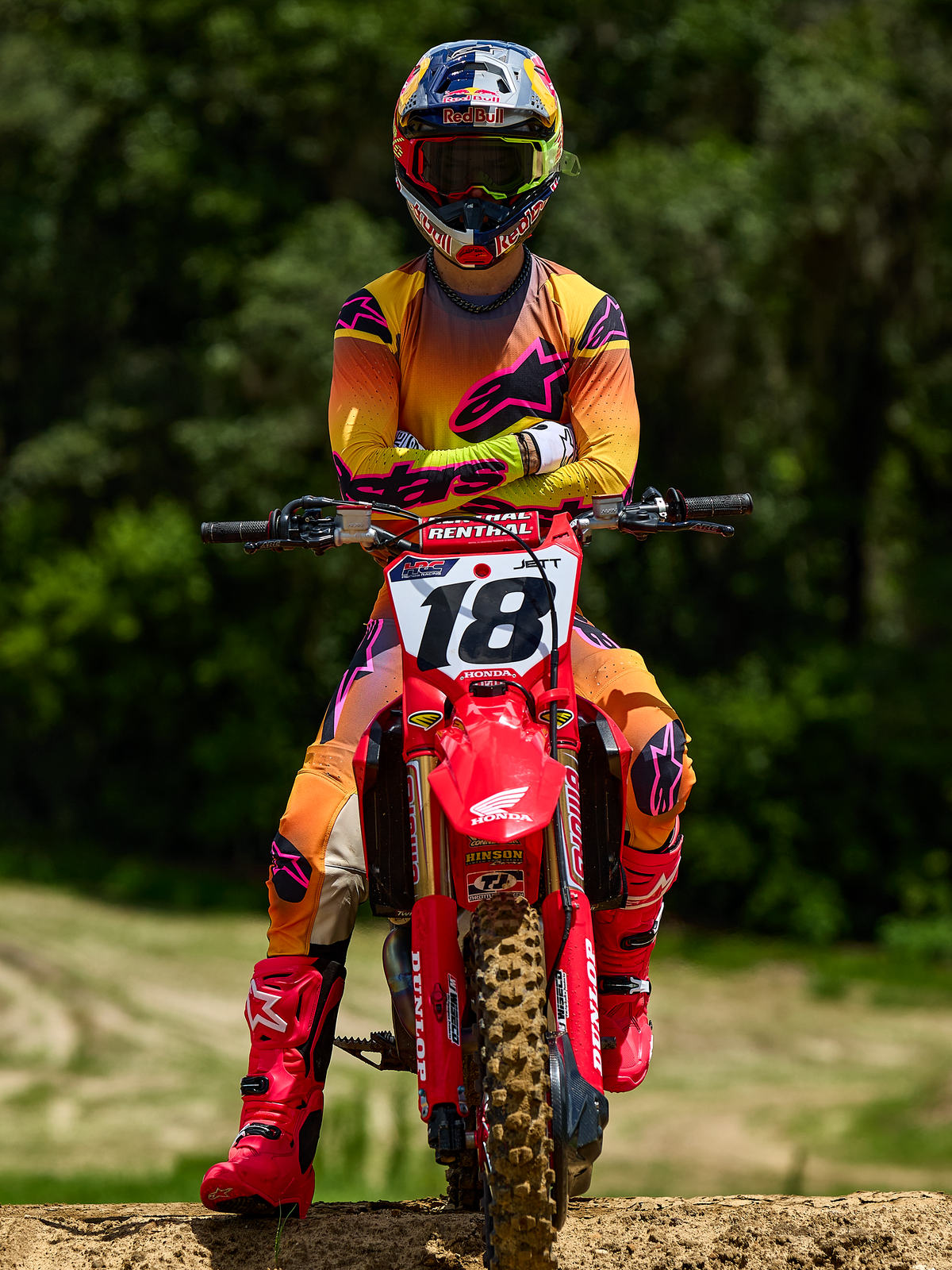 Alpinestars 2025 Supertech Lipan utrustningsset, gul motocrosströja och byxor, livfullt gul med svart och vit grafik, professionell atletisk passform, lättviktskonstruktion i mesh för terrängkörning