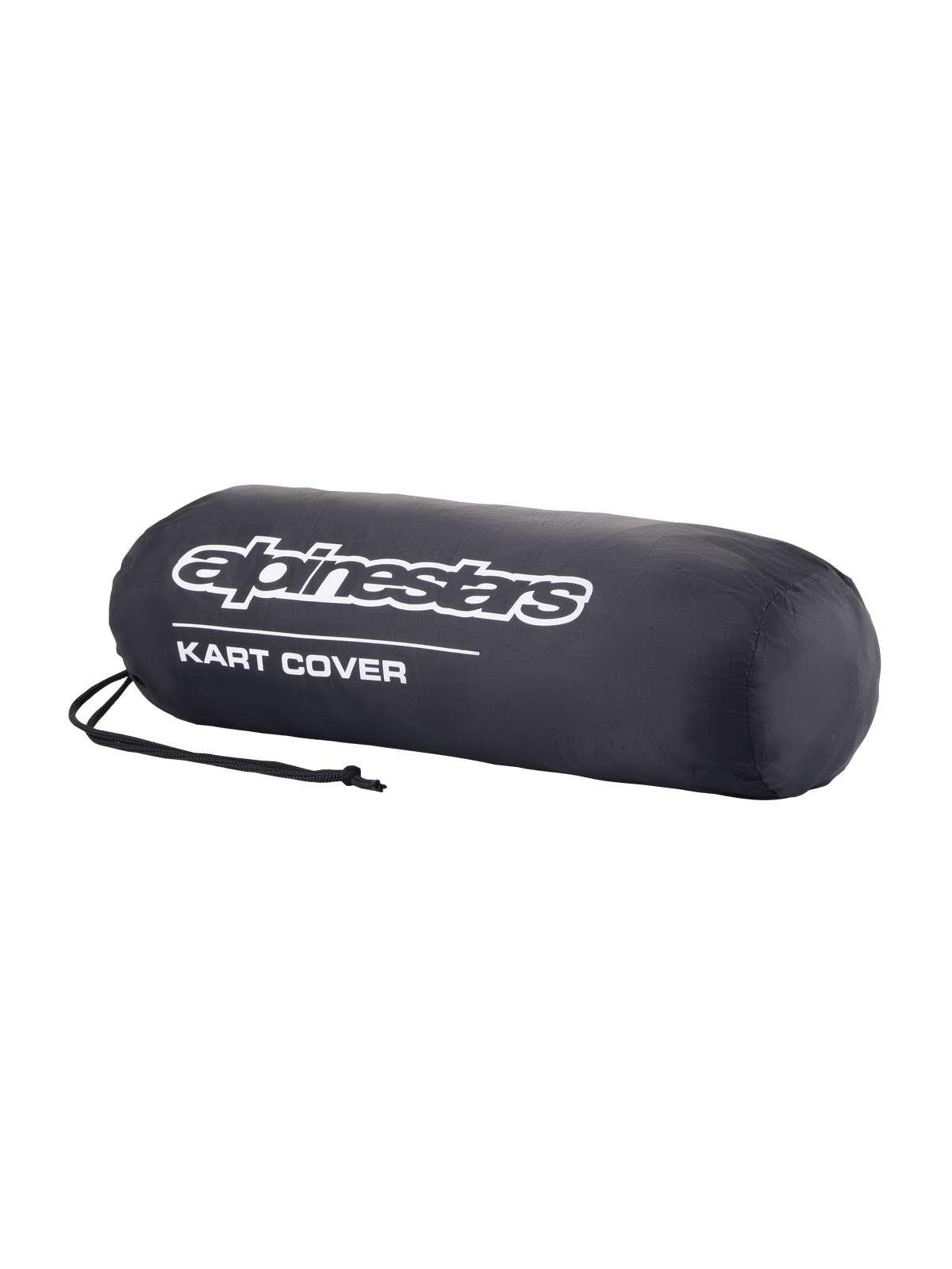 Alpinestars Kart Cover, svart kartöverdrag för karting med strukturerad passform, elastisk nederkant och dragskostängning