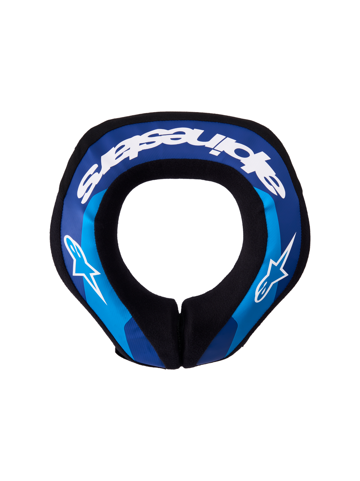 Alpinestars Ungdom Sequence nackskydd, för motocross och karting, barn, blått och vitt, dubbel densitetskärna, CE-certifierad skyddsutrustning