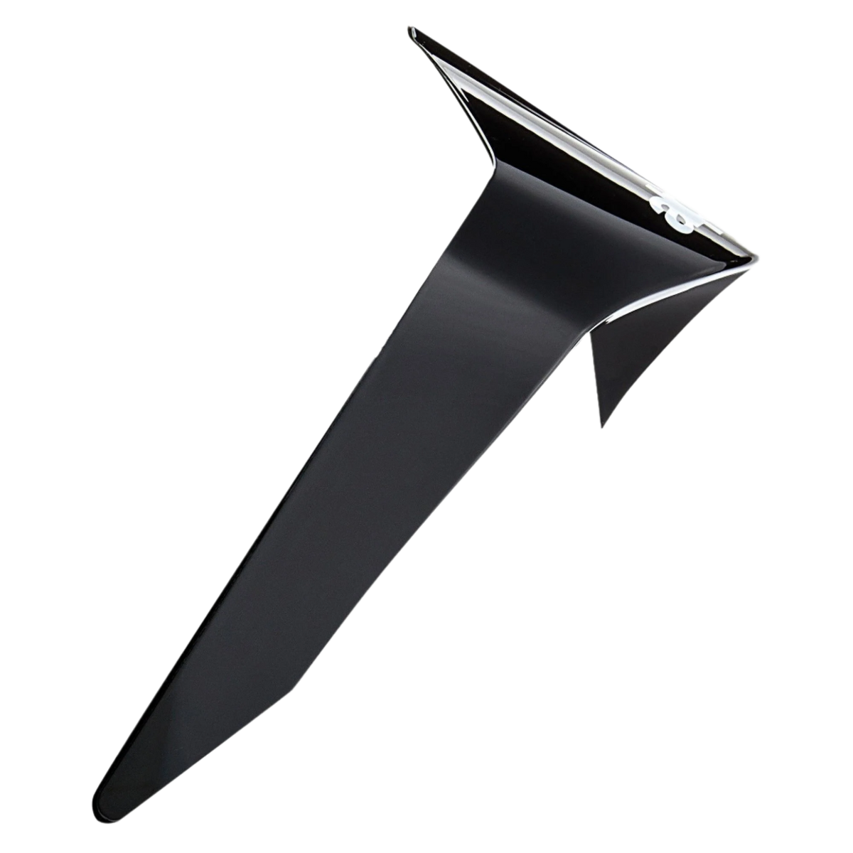 Alpinestars Supertech R10 Solid Standard Spoiler, hjälmtillbehör, Solid Black Glossy, aerodynamisk reservdel för S-R10 motorcykelhjälmar, med en slimmad vinklad design och glansig finish