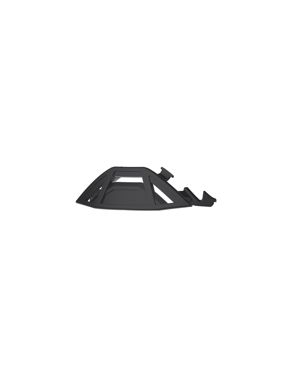 Alpinestars Supertech nässkydd reservdel, svart plasttillbehör för motocross-goggles, utformad för optimalt skydd och passform vid terrängkörning