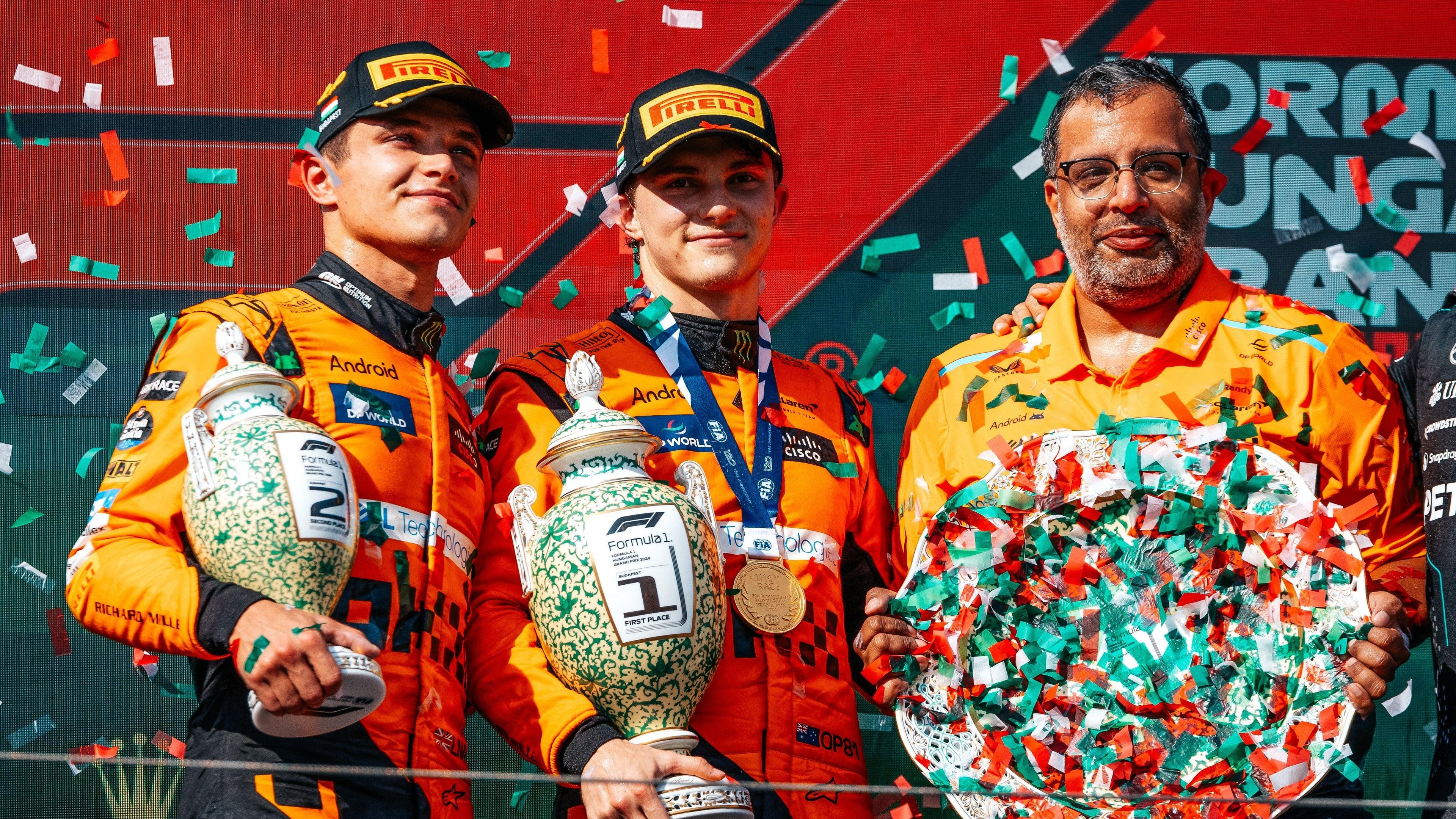 ALPINESTARS FORMULA ONE 1-2 AS OSCAR PIASTRI EDGES LANDO NORRIS IN HUNGARIAN GRAND PRIX THRILLER