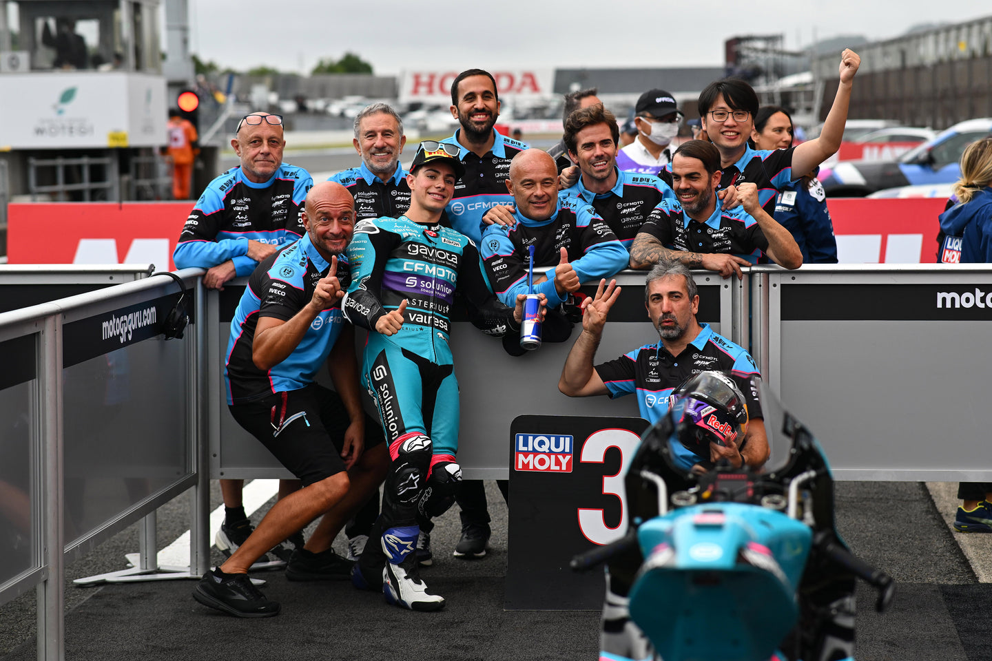 DAVID ALONSO CROWNED MOTO3 WORLD CHAMPION WITH VICTORY AT MOTEGI