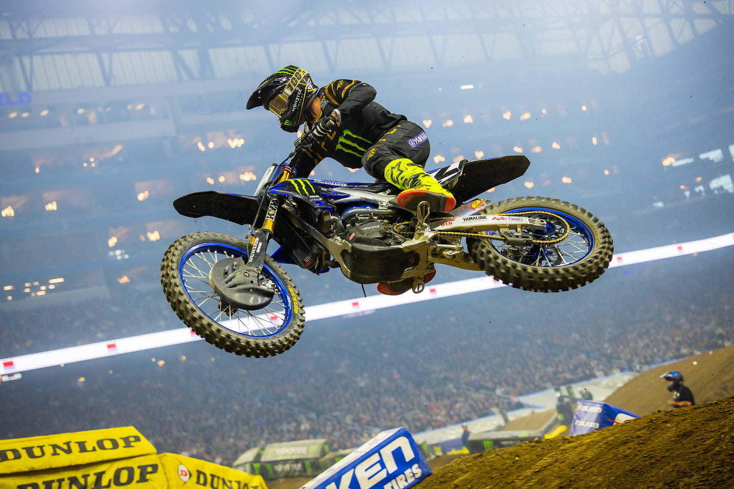 HIGH-FLYING COOPER WEBB MOTORS TO 450SX VICTORY AT FORD FIELD, DETROIT