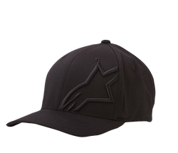Alpinestars Corp Shift 2 Curved Bill Hat, Black Baseball Cap, Tonal Flat Embroidery on front left panel, Curved Brim, Six-Panel Construction with Ventilation Eyelets, Motorsport-inspired Casual Style