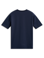 Alpinestars Ageless Shadow CSF Tee, Short Sleeve T-Shirt, Navy Blue, Back View, Plain and Casual Motorsport-Inspired Design