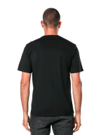 Alpinestars Cali 2.0 CSF Tee, kortärmad t-shirt, svart, baksida, casual motorsport-streetwear
