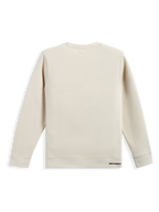 Alpinestars Positive Crew, off white sporttröja, baksidesvy som visar en ren bomullsblandad tröja med diskret branding