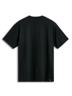 Alpinestars Cereal CSF Tee, kortärmad t-shirt, svart, baksida, enkel design med liten extern märkesetikett vid fållen, avslappnad motorsport-streetwear