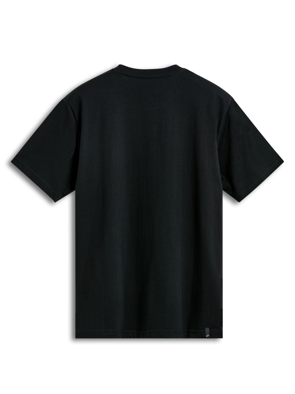 Alpinestars Prevail CSF t-shirt, svart kortärmad t-shirt, baksida som visar enfärgat svart tyg