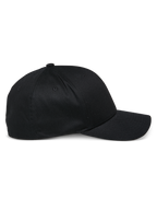 Alpinestars Share Hat, Curved Bill Baseball Cap, Black, Side Profile, Structured Crown, Casual Motorsport-Inspired Sportswear