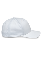 Alpinestars Share Hat, Baseball Cap, White, side profile view, curved bill and structured crown, stretch twill material, casual sportswear accessory