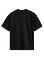 Alpinestars MX CSF Tee, kortärmad t-shirt, svart, vy bakifrån, enkel design med en liten märkesetikett vid fållen, casual motorsport-streetwear