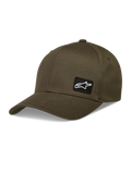 Alpinestars Pivot Hat, Military Green twill sportswear cap with curved bill and embroidered logo patch.