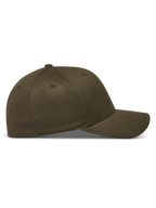 Alpinestars Pivot Hat, Military Green Sportswear Cap, side profile featuring a curved bill and structured twill crown.