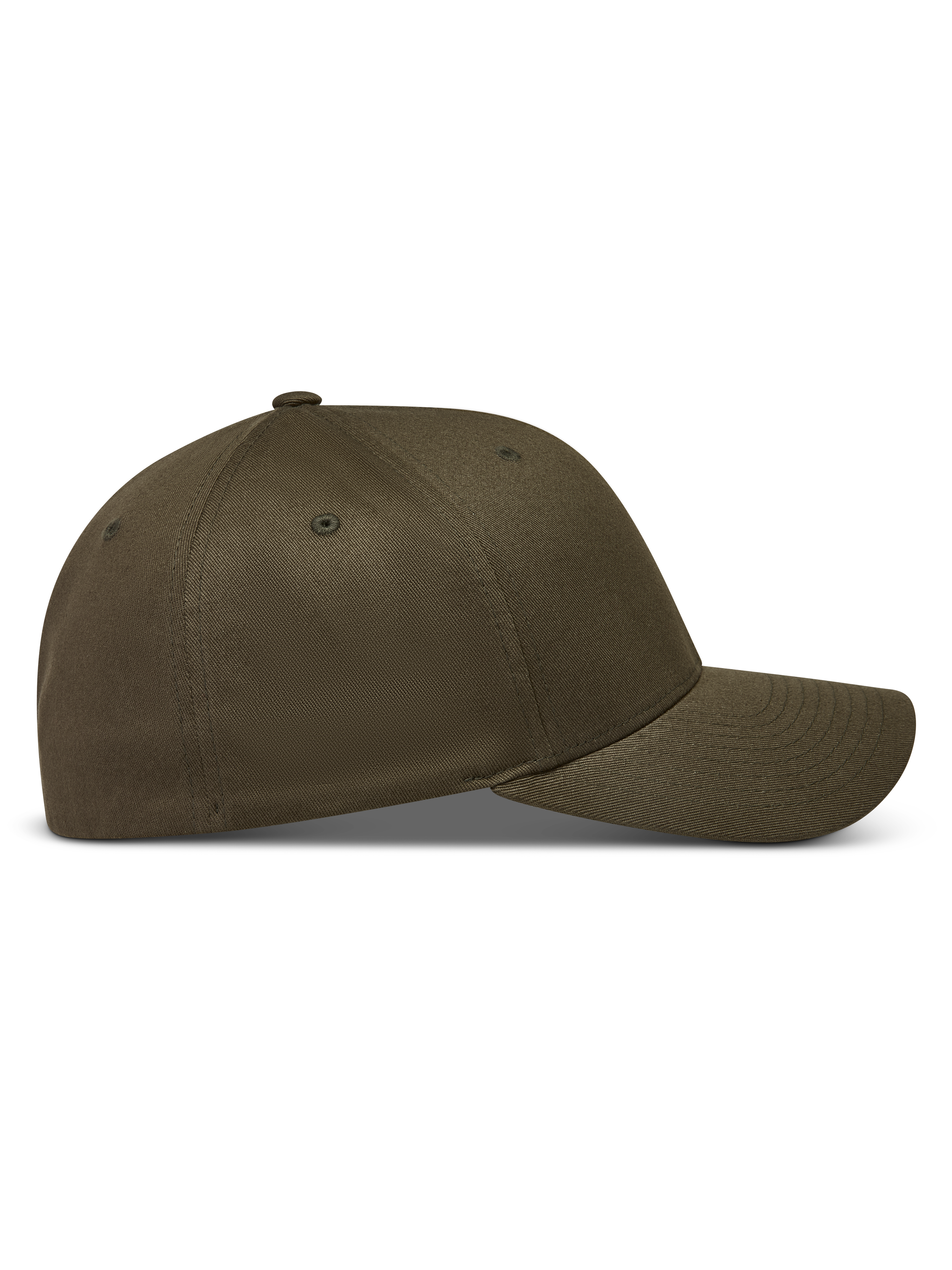 Alpinestars Pivot Hat, Military Green Sportswear Cap, side profile featuring a curved bill and structured twill crown.