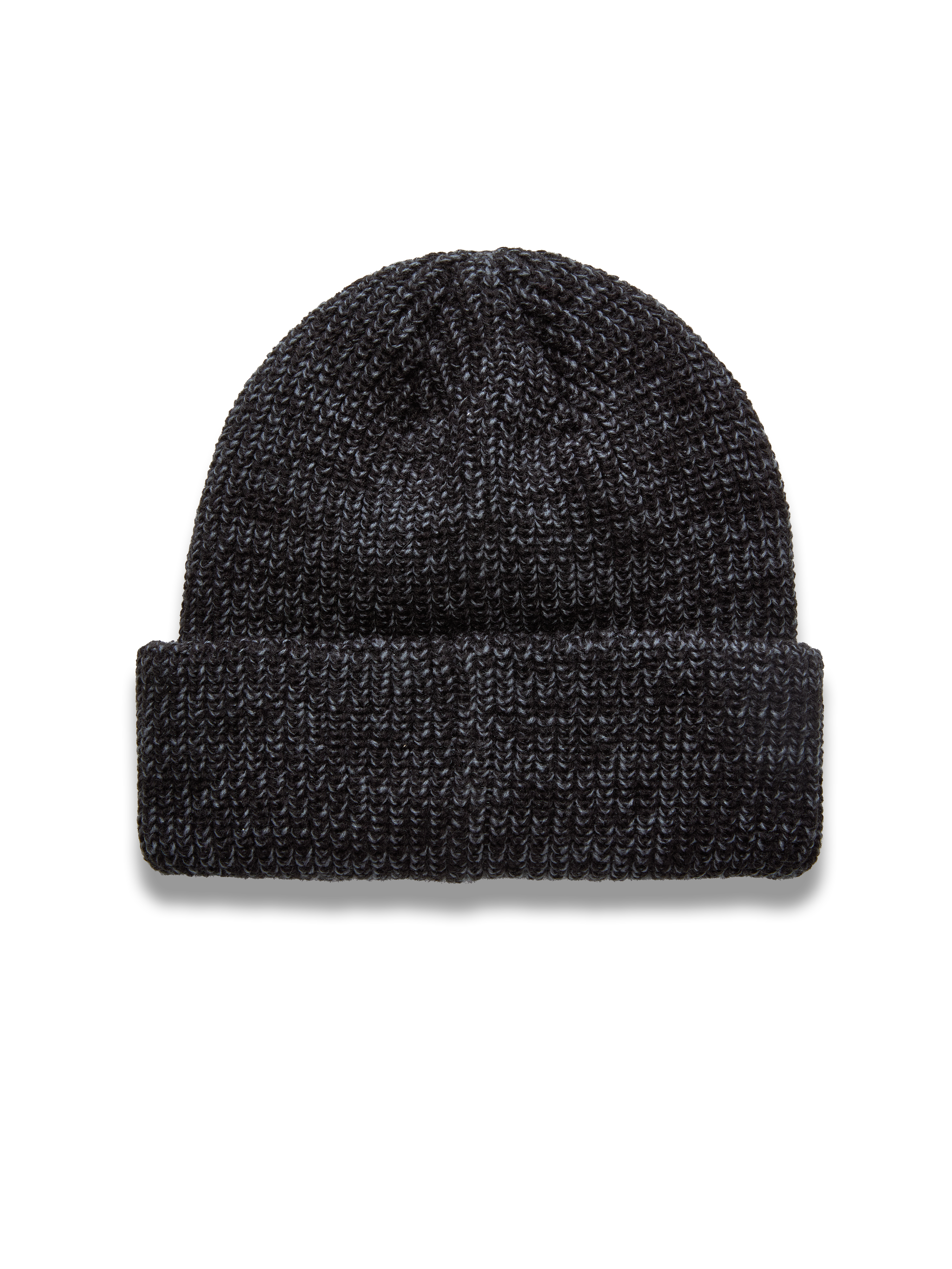Alpinestars Unload Rib Cuff Beanie in Charcoal Gray Melange, knit jersey stitch and shallow fit sportswear hat.