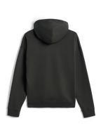Alpinestars Essentials Ageless huvtröja, pullover-huvtröja, Off Black, baksida, premium stentvättad fleece, ribbade muddar och fåll, stilren vardaglig streetwear-design