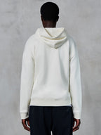 Alpinestars Essentials Ageless Zip Hoodie, baksida, Off White, avslappnad streetwear, premium kompakt fleece, avslappnad passform, ribbade muddar och nederkant, ren minimalistisk design