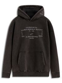 Infinite Washed Oversize Huvtröja