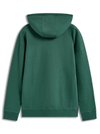Alpinestars Shaw Oversized Hoodie, grön huvtröja sedd bakifrån, oversized fleece med huva och markerade sömmar