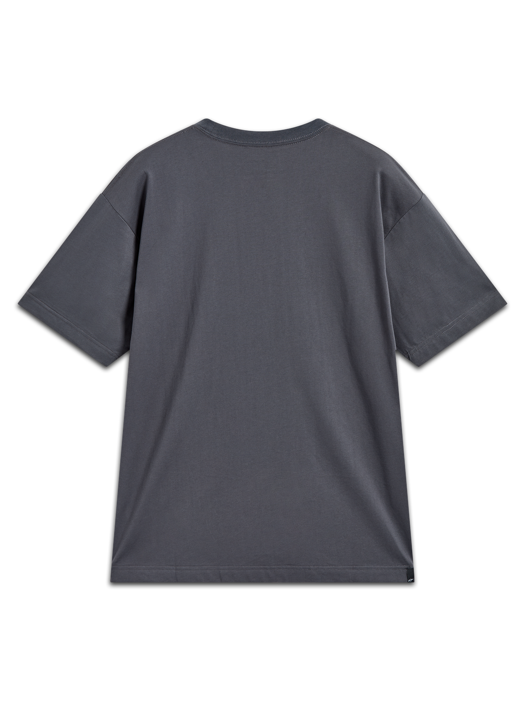 Alpinestars Chalk Oversized CSF t-shirt, mörkgrå kortärmad sporttröja, vy bakifrån med en avslappnad passform.