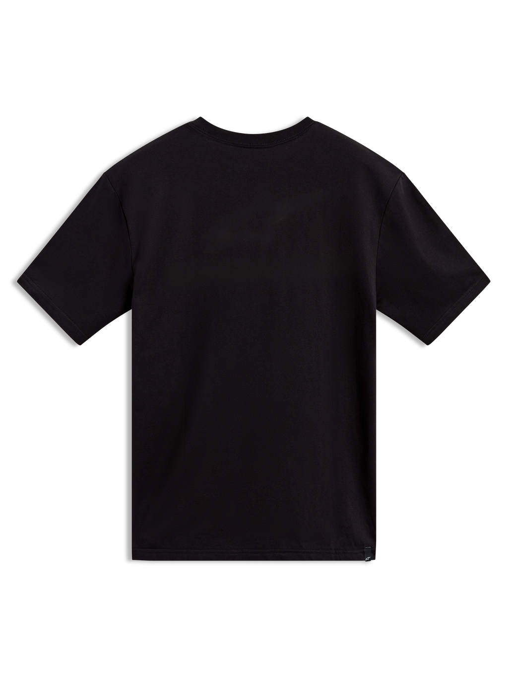 Alpinestars Elliptogrit CSF t-shirt, kortärmad svart t-shirt, vy bakifrån med ren finish, sportig streetwear