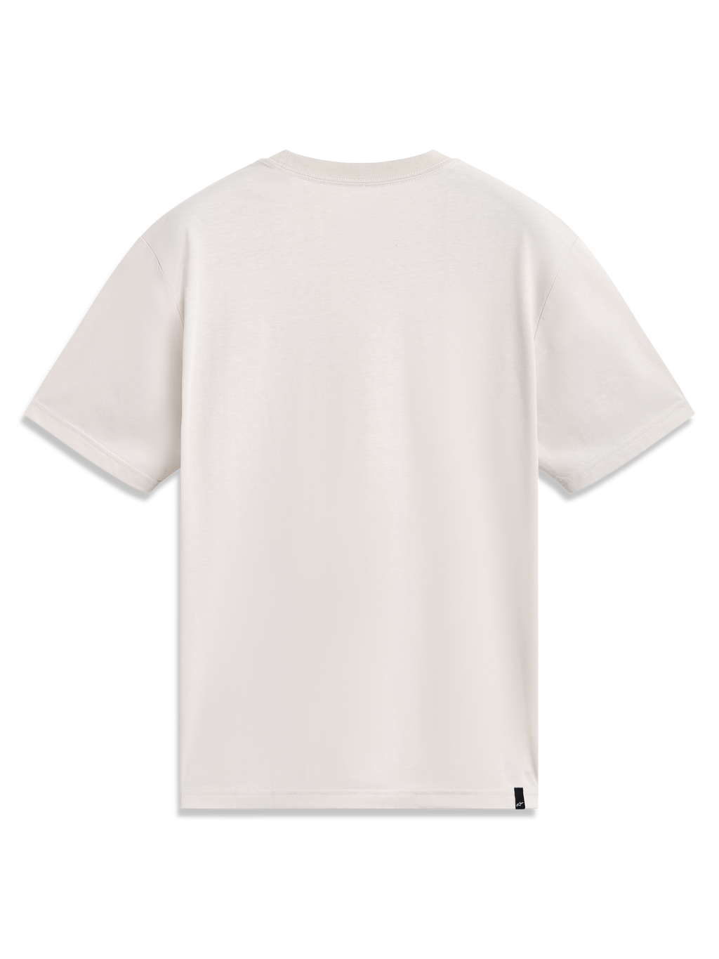 Alpinestars Elliptogrit CSF Tee, kortärmad t-shirt, sand, vy bakifrån av mjuk bomullsblandning, bekväm sportswear för vardagsbruk.